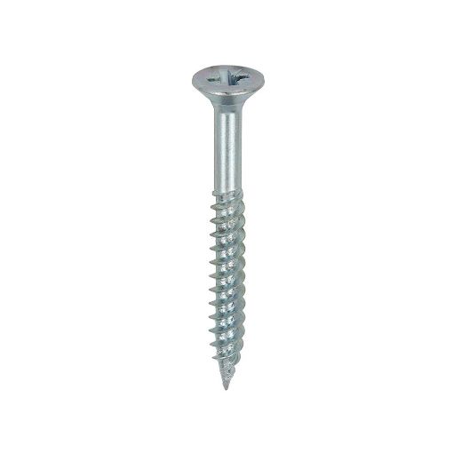 Picture of Timco Zinc Twin-Thread Woodscrews 8x1.1/2" Box of 200 Countersunk