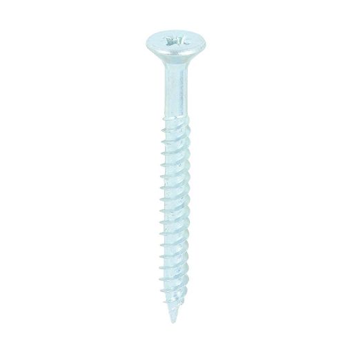 Picture of Timco Zinc Twin-Thread Woodscrews 10x2" Box of 200 Countersunk