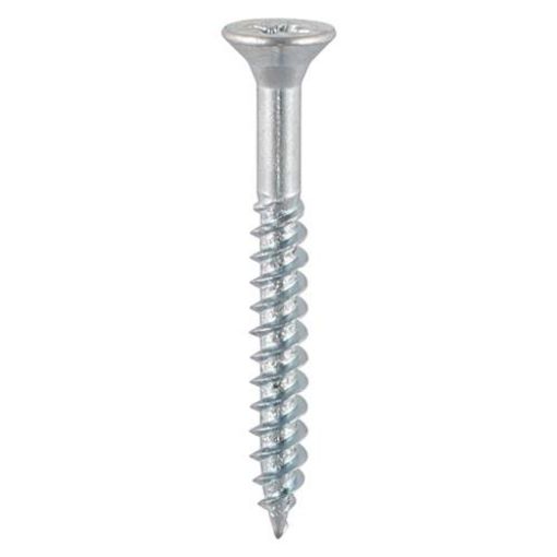 Picture of Timco Zinc Twin-Thread Woodscrews 12x3" Box of 100 Countersunk