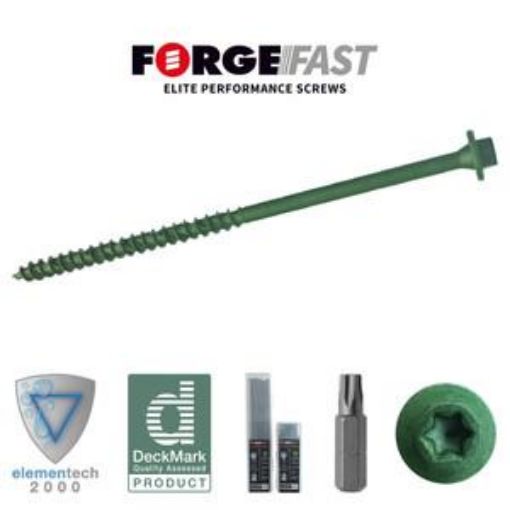 Picture of ForgeFix Elite Performance Timber Fixing Screw 7.0x150mm Tub of 50