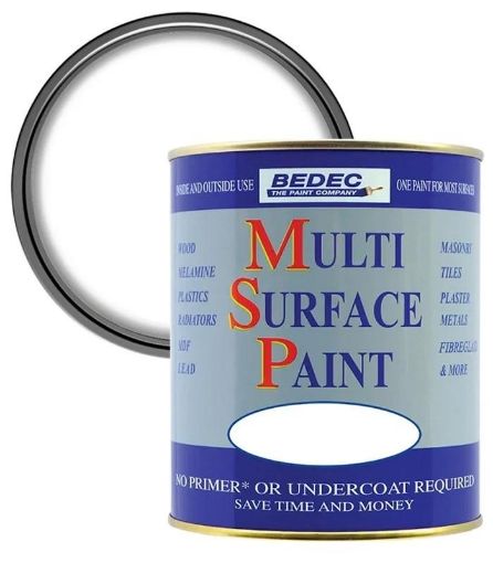 Picture of Bedec Soft White Multi-Surface Paint 2.5L Gloss Finish