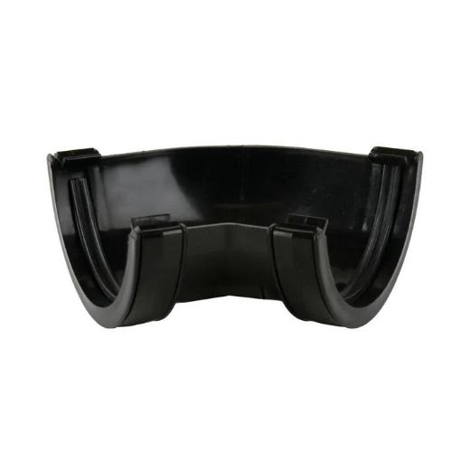 Picture of Brett Martin Roundstyle Black Gutter Angle 135° 112mm BR049B