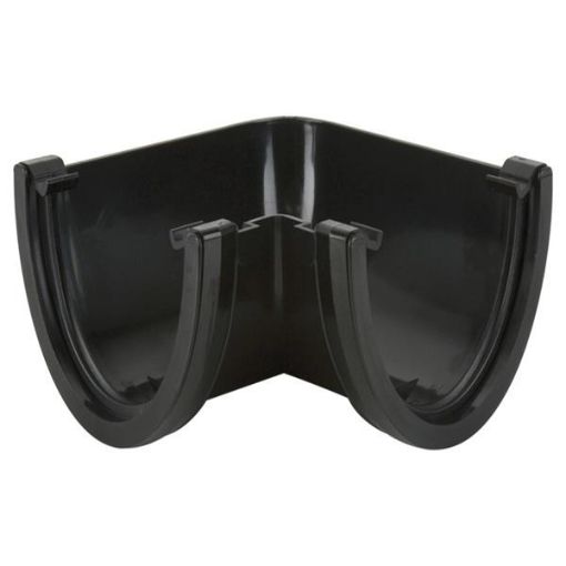 Picture of Brett Martin Deepstyle Black Gutter Angle 90° 115mm BR078B