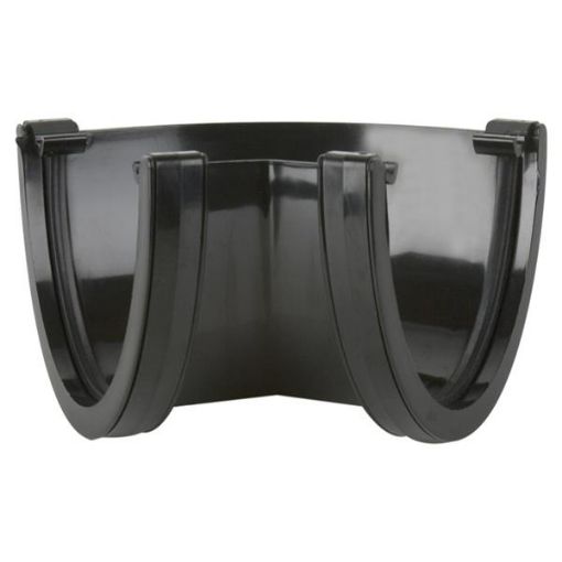 Picture of Brett Martin Deepstyle Black Gutter Angle 120° 115mm BR078/120B