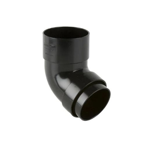 Picture of Brett Martin Black Round Downpipe 112.5° Bend 68mm BR209B