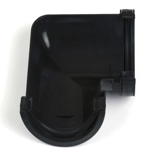 Picture of Brett Martin Roundstyle Cast Iron Effect Gutter Angle 90° 112mm BR048CI