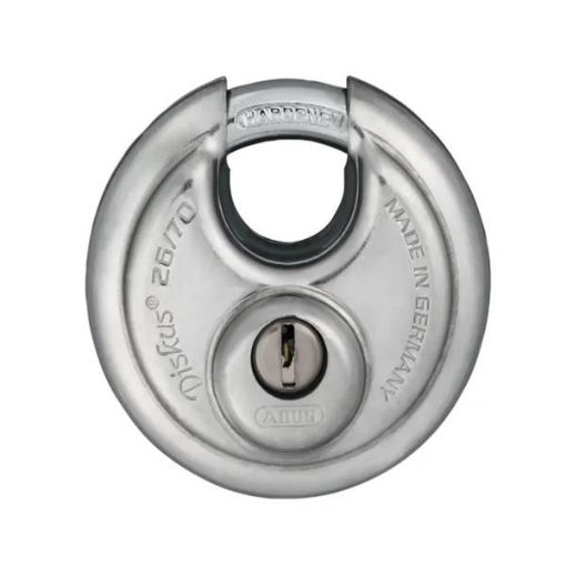 Picture of ABUS 26/70 Stainless Steel Diskus Padlock 70mm with 2 Keys
