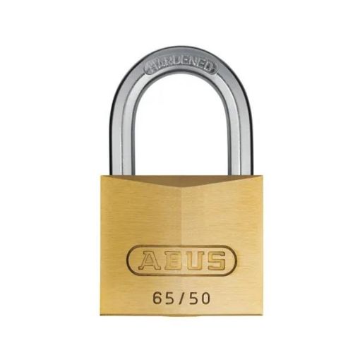 Picture of ABUS 65/50 Brass Keyed Alike Padlock 50mm Key No. KA504