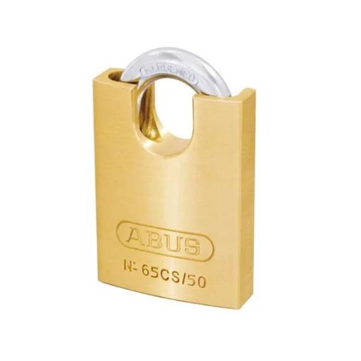 Picture of ABUS 65/40HB40 Brass Closed Shackle Padlock 50mm with 2 Keys