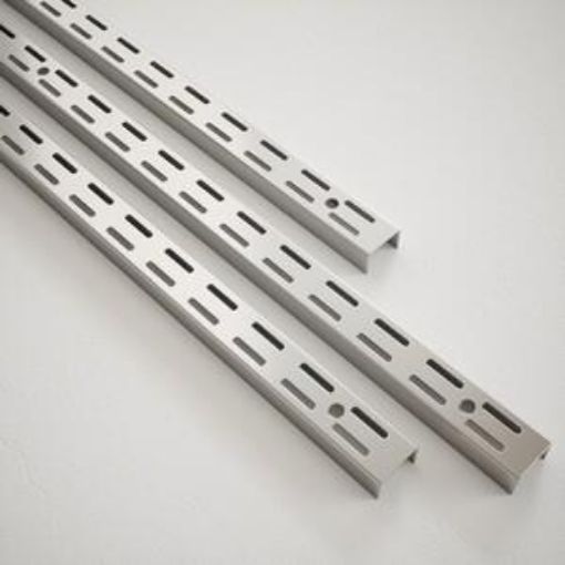 Picture of Rothley Chrome Twin Slot Shelving Upright 1600mm