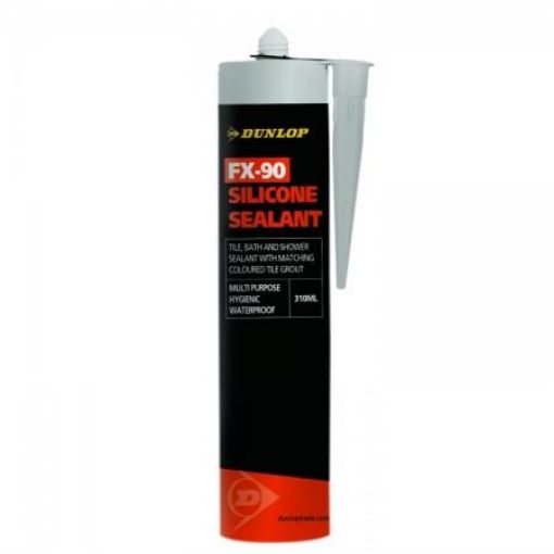 Picture of Dunlop FX-90 Graphite Grey Silicone Sealant 310ml