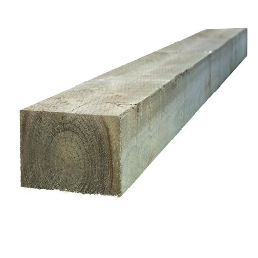 Picture of Green Treated Softwood Sleeper UC3 2.4m x 200mm x 100mm