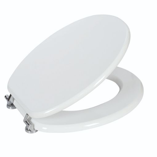 Picture of SIAMP Horizon Classic White Toilet Seat & Cover