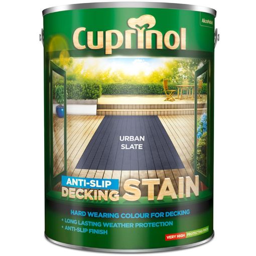 Picture of Cuprinol Urban Slate Anti-Slip Decking Stain 2.5L