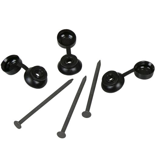 Picture of Ariel Coroline Black Roofing Sheet Fixings 65mm Pack of 20