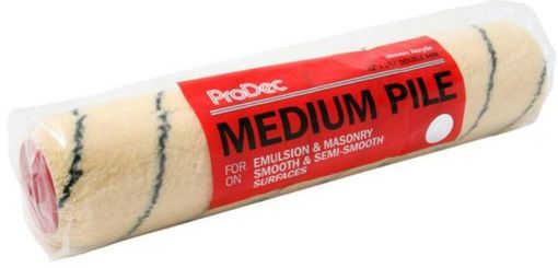 Picture of ProDec Tiger 12" Medium Pile Woven Paint Roller Sleeve 12mm