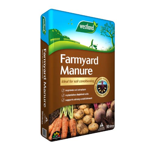 Picture of Westland Organic Farmyard Manure 50L Bag Soil Improver