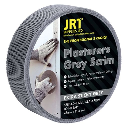 Picture of Plasterers Extra Sticky Joint Scrim Tape 100mm x 45m Grey
